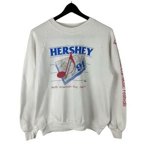 Vintage 1991 Hershey North American Music Festival Promo Sweatshirt Size S